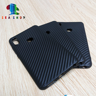 Ốp lưng Xiaomi Redmi Note 5 Pro vân Carbon - Nhựa dẻo - Vân da - Chống trơn trượt - Chống sốc