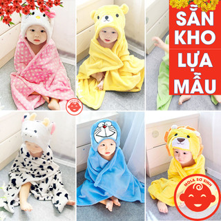 Chăn ủ HÌNH THÚ cho bé mềm mại ấm áp UV7