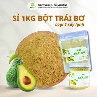 SỈ 1 KÍ Bột Trái Bơ Sấy Lạnh Nguyên Chất HaPu Organic Cấp Ẩm Và Dưỡng Trắng Da