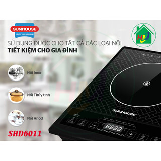 Bếp Hồng Ngoại Sunhouse SHD6011 Tặng Kèm Vỉ Nướng