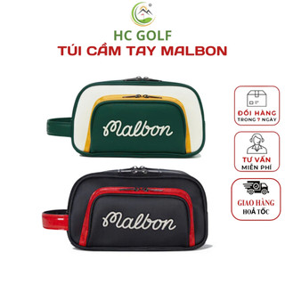 Túi - Ví cầm tay golf MALBON thiết kế nhỏ gọn tiện lợi chất liệu da cao cấp chống thấm nước - HC GOLF