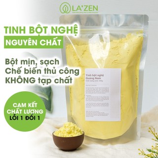 Tinh bột nghệ nguyên chất organic, thủ công La'zen 100g-500g