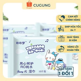 Set 10 khăn ướt, khăn lạnh tiệt trùng bỏ túi tiện lợi