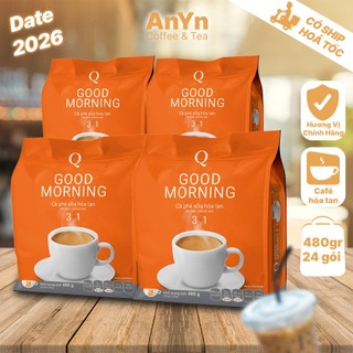 Combo 4 bịch Cafe Trần Quang cà phê sữa Goodmorning
