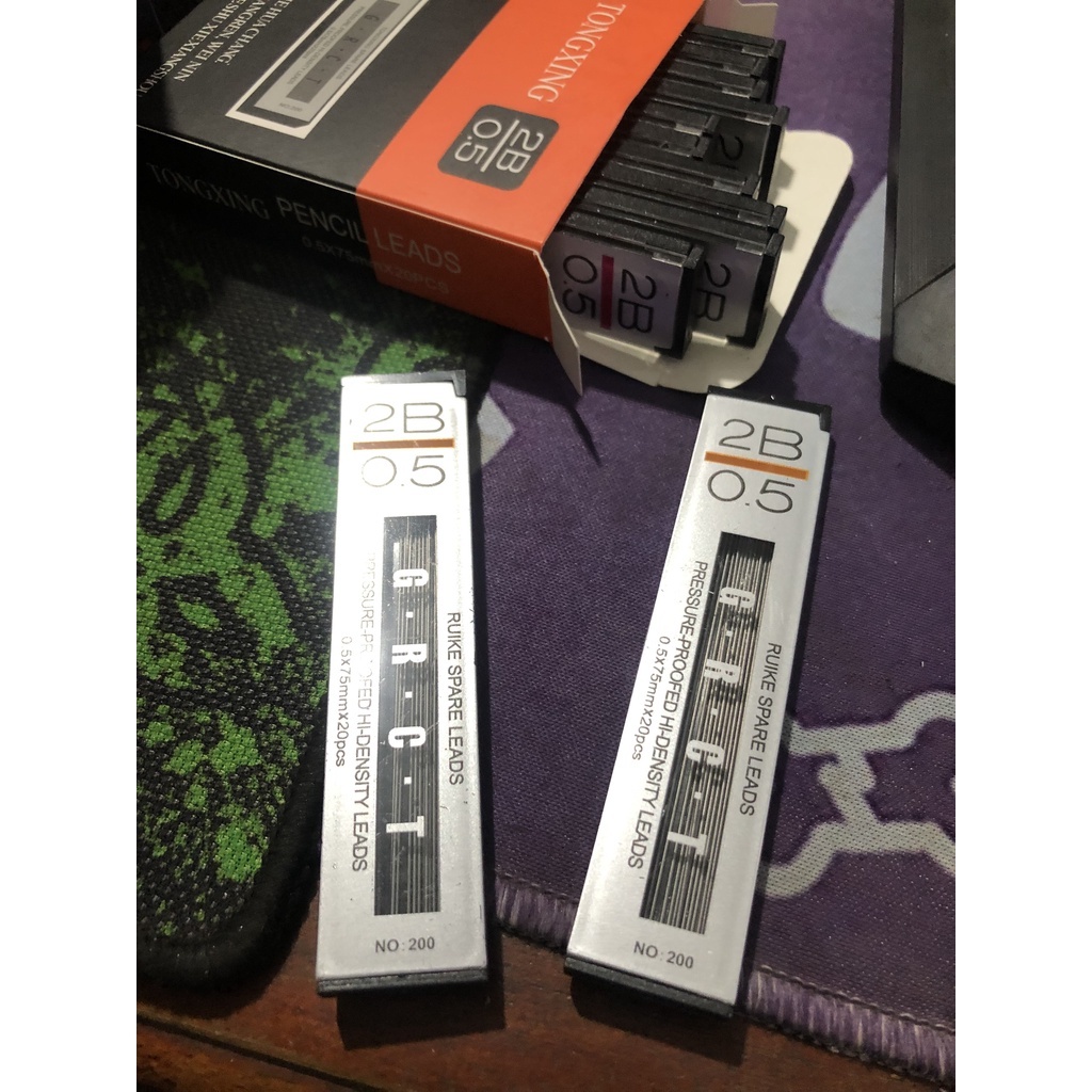 SET 5 Tép Ngòi Chì Kim 2B 0.5mm Đẹp