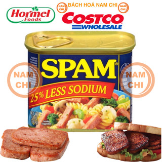 Thịt Hộp SPAM 25% Less Sodium Ít Mặn 340g Của Mỹ
