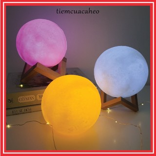 (Hàng có sẵn tại HCM, ship hỏa tốc 2h nhận) Đèn ngủ hình mặt trăng thiết kế 3D dễ thương hot trend tiktok
