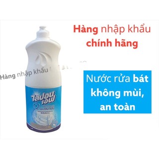 Chai nước rửa bát,đĩa.chén không mùi Thái lan 750ml