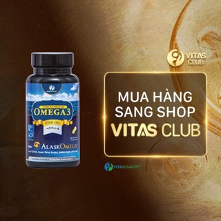 [MUA HÀNG TẠI SHOP VITASCLUB]Dầu Cá Omega 3 Fish Oil Chính Hãng Từ Đức Phát Triển Trí Não, Sáng Mắt Hộp 60v