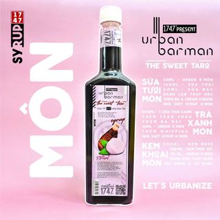 Urban barman syrup 1747 - khoai môn - 730ml - siro