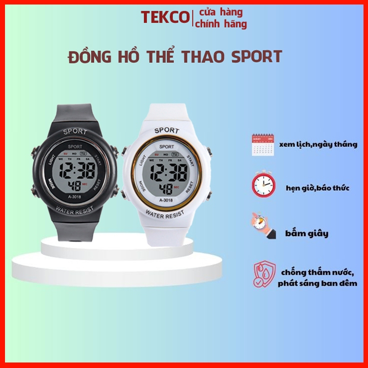 Đồng hồ điện tử thể thao thời trang nam nữ học sinh cao cấp sport nhiều chức năng phong cách hàn quốc
