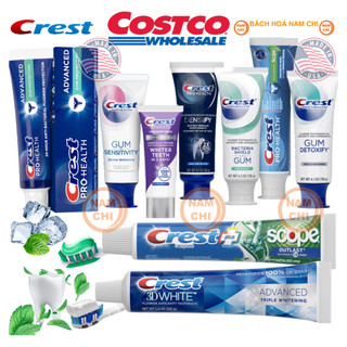 Kem đánh răng crest 3d white scope prohealth ngừa sâu trắng sáng răng hơi thở thơm mát
