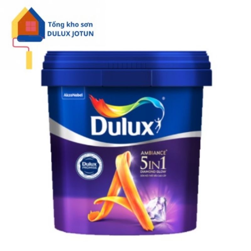 5L Sơn Dulux Ambiance 5in1 Siêu Bóng 66AB -  Sơn Dulux nội thất