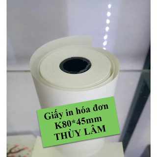 Combo 20 cuộn Giấy in hóa đơn nhiệt K80*45mm dùng cho máy in hóa đơn nhiệt khổ K80