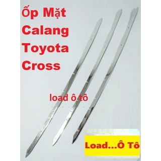 Ốp Trang Trí Lưới Tản Nhiệt Toyota Cross 2024-2020 Mạ Crom,Ốp Mặt Ca lăng Toyota Cross