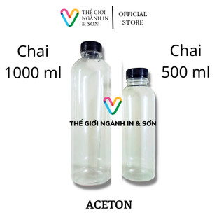 Nước rửa mạch điện Acetone chai 1 lít, 0.5 lít