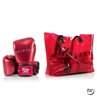 Găng Boxing Fairtex “Metallic” – BGV22 Đỏ