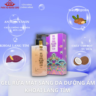 Gel rửa mặt khoai lang tím phấn nụ hoàng cung dung tích 120ml
