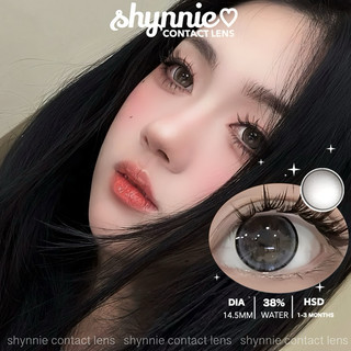 🌸 kính áp tròng màu xám viền đen 14.5mm giãn tròng to - shynnie lens 🐰