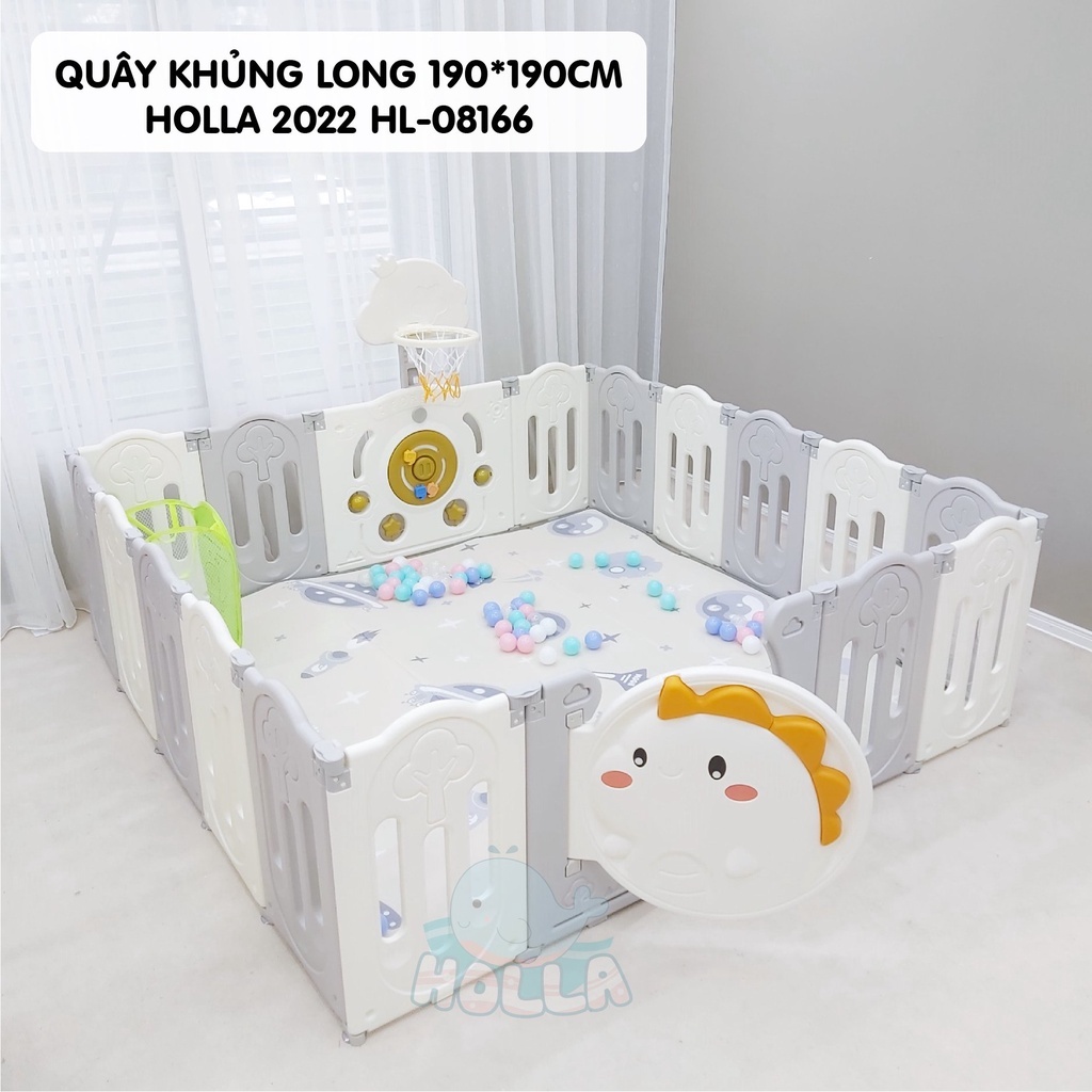 Quây Khủng Long Holla 2022 Gấp Gọn Dễ Dàng