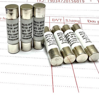 Ruột cầu chì sứ rt18 1a 2a 3a 4a 5a 6a 10a 16a 20a 32a - hieunhung