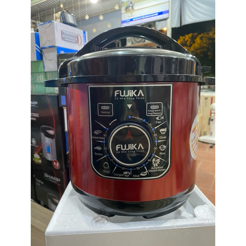 Nồi Áp Suất Điện Đa Năng Fujika FJ-AS 167.Dung Tích 6 Lít,Công Suất 1000W. Bảo Hành 12 Tháng