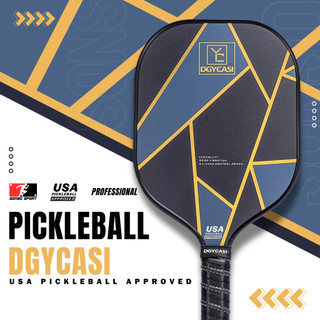 Vợt Pickleball DGYCASI Carbon Nhẹ Bền, vợt chơi bóng Picketball đạt tiêu chuẩn USA Pickleball Approved Tặng kèm cuốn vợt