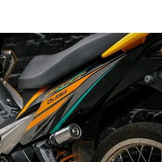 Tem rời Exciter 2010 vàng đen lc
