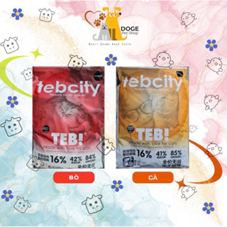 Hạt TEB CITY cao cấp TOPPING dành cho mèo mọi lứa tuổi Hàng chính hãng Bao Seal 9kg