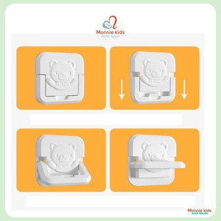 Nút bịt ổ điện 2 chấu chống giật, chống cháy bảo vệ cho bé an toàn - Monnie Kids