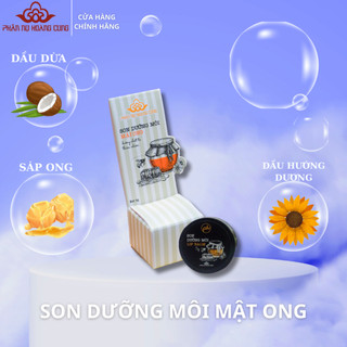 Son Dưỡng Môi Mật Ong Không Màu Giúp Dưỡng Ẩm Phấn Nụ Hoàng Cung Trọng Lượng 5g