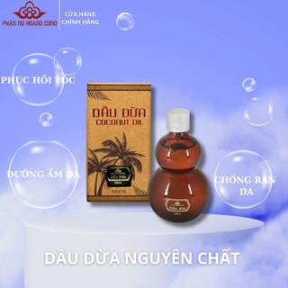  Dầu Dừa Nguyên Chất Ép Lạnh Phấn Nụ Hoàng Cung Dưỡng Da Dưỡng Tóc Dung Tích 100ml 