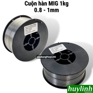 Cuộn dây hàn mig không dùng khí loại 1 kg [Hàn sắt hoặc Inox]