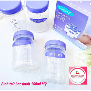 Bình trữ sữa Lansinoh- Set 4 bình 160ml