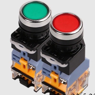 NÚT NHẤN NHẢ CÓ ĐÈN, KHÔNG ĐÈN PHI 22  24v. 220v | HIẾU NHUNG