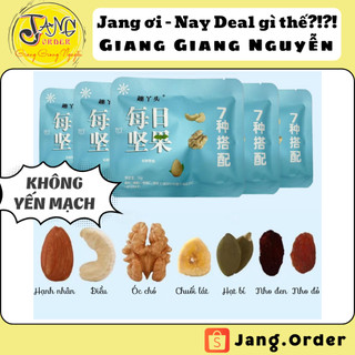 450g 7 loại hạt (30 túi nhỏ x 15g/túi) (KHÔNG CÓ YẾN MẠCH)