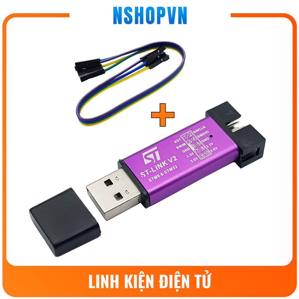 Mạch Nạp STM8, STM32 ST-Link V2