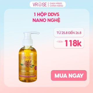 Dung dịch vệ sinh phụ nữ nano nghệ Vrose