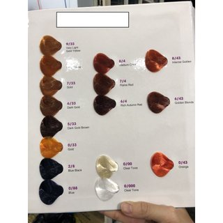 Màu nhuộm tóc PGP không có Oxy