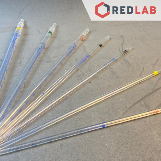 Pipet thẳng chia vạch BIOHALL Class AS 0.1 0.2 0.5 1 2 3 4 5 6 7 8 9 10 15 20 25 50 100 ml, ống hút 