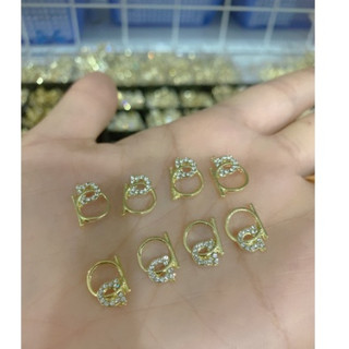 các mã charm nơ tròn trang trí nail
