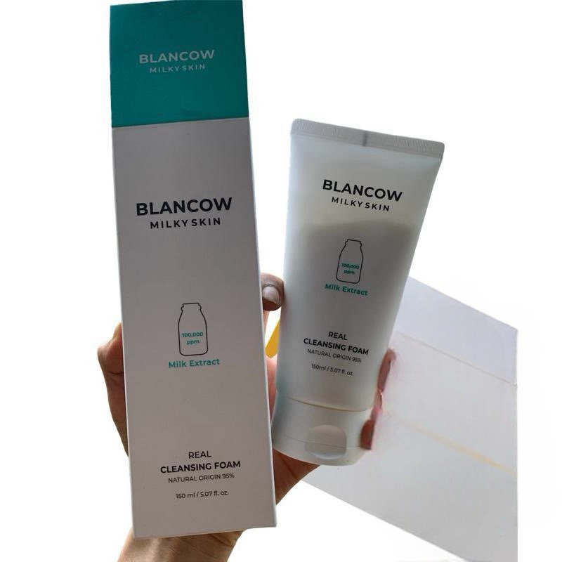 Sữa rửa mặt BlanCow - Bí quyết cho làn da sáng mịn Hàn Quốc
