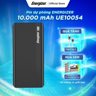 Sạc dự phòng Energizer 10000mAh UE10054 -Thiết kế gọn nhẹ,tích hợp 2 cổng inputs và 2 cổng ouputs