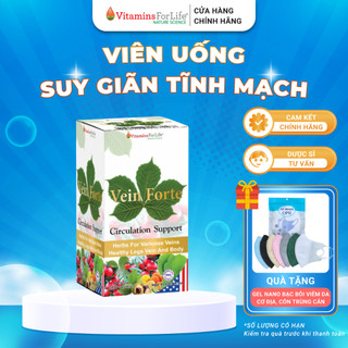 Viên Uống Suy Giãn Tĩnh Mạch Vein Forte Vitamins For Life Giúp Làm Bền Thành Mạch