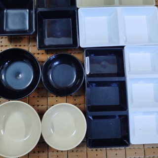 Bát CHẤM, đĩa chấm 1 ngăn, 2 ngăn,3 ngăn bằng nhựa phíp cao cấp Việt Nhật.