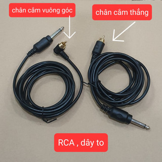 Dây Pen RCA loại dây sợi to nhất, dài 2 mét ,dây RCA dùng cho máy xăm