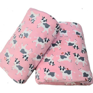Sale 110k còn 99k. Mền nỉ Thái con Bò Sữa Hồng dễ thương