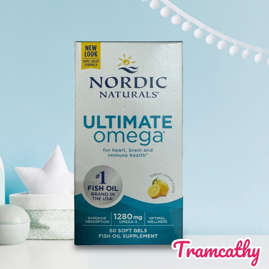 Nordic Naturals Ultimate Omega Lemon 1280 mg 60 viên