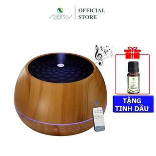 Máy Xông Tinh Dầu Phun Sương Nano 1000ml Tích Hợp LOA BLUETOOTH Thời Thượng-PLB01 Tặng 1 Tinh Dầu