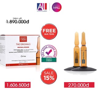 Tinh chất chống oxy hoá, điều tiết bã nhờn MartiDerm the originals proteos liposome TẶNG tinh chất Martiderm (Nhập khẩu)